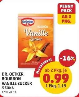 PENNY Dr.oetker bourbon vanille zucker Angebot