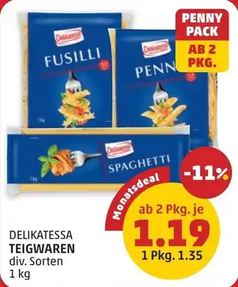 PENNY Delikatessa teigwaren Angebot