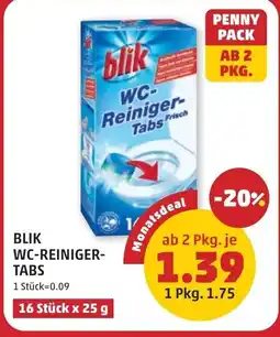 PENNY Blik wc reiniger tabs Angebot