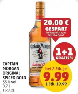 PENNY Captain morgan spiced gold Angebot