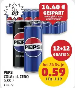 PENNY Pepsi cola od. zero Angebot