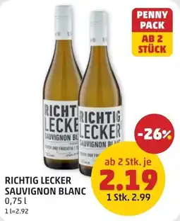 PENNY Richtig lecker sauvignon blanc Angebot