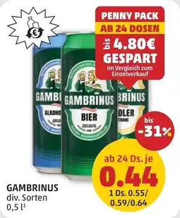 PENNY GAMBRINUS Angebot