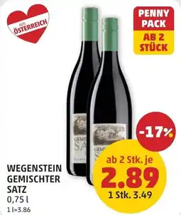PENNY Wegenstein gemischter satz Angebot