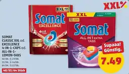 PENNY Somat classic xxl od. excellence 4-in-1-caps od. all in 1 lemon tabs Angebot