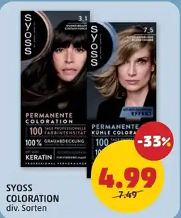 PENNY Syoss coloration Angebot