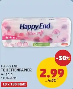 PENNY Happy end toilettenpapier Angebot