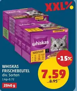 PENNY Whiskas frischebeutel Angebot