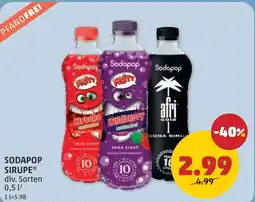 PENNY Sodapop sirupe Angebot