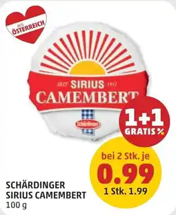 PENNY Schärdinger sirius camembert Angebot