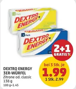 PENNY Dextro energy 3er-würfel Angebot