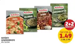 PENNY Kotányi gewürzbriefe Angebot