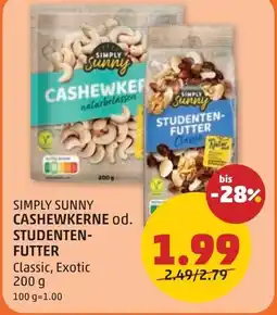 PENNY Cashewkerne od. studenten- futter Angebot