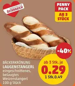 PENNY Bäckerkrönung laugenstangerl Angebot
