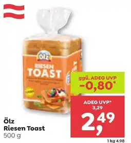ADEG Ölz Riesen Toast Angebot