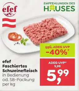 ADEG Efef faschiertes schweinefleisch in bedienung od. sb-packung per kg Angebot