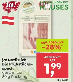 ADEG Ja! natürlich. bio frühstücks- speck Angebot