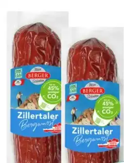 MPreis Berger Zillertaler Bergwurst Angebot
