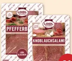 PENNY Loidl Knoblauchsalami Angebot