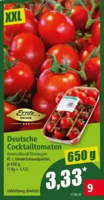 Norma Deutsche Cocktailtomaten Angebot