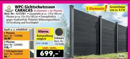 Norma WPC-Sichtschutzzaun CARACAS Angebot