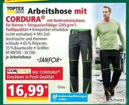Norma TOPTEX PRO Arbeitshose mit CORDURA Angebot