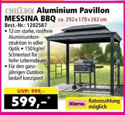 Norma CHILLROI Aluminium Pavillon MESSINA BBQ Angebot