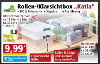 Norma Rollen-/Klarsichtbox „Katla“ Angebot