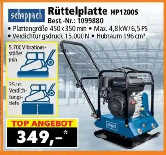 Norma Rüttelplatte HP1200S Angebot
