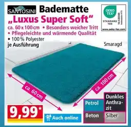 Norma SANTOSINI Badematte „Luxus Super Soft“ Angebot