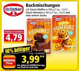 Norma Dr. Oetker Backmischungen Angebot
