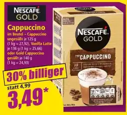 Norma Nescafé Gold Cappuccino Angebot