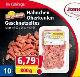 Norma Gut Langenhof Hähnchen Oberkeulen Geschnetzeltes Angebot