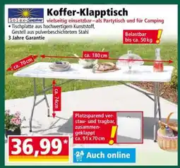 Norma Koffer-Klapptisch Angebot