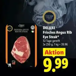 Lidl DELUXE Frisches Angus Rib Eye Steak Angebot