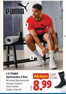 Lidl PUMA Sportsocken, 5 Paar Angebot