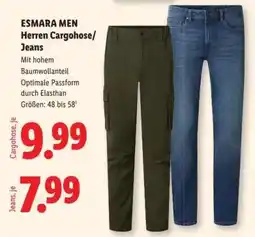 Lidl ESMARA MEN Herren Cargohose/Jeans Angebot