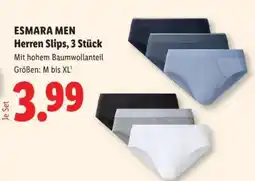 Lidl ESMARA MEN Herren Slips, 3 Stück Angebot
