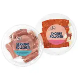 Lidl Tapas Rolls Serrano Schinken Rolls od. Chorrizo mit Cheddar Rolls Lidl Angebot