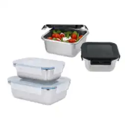 Lidl Edelstahl-Frischhaltedosen, 2-teilig Lidl Angebot