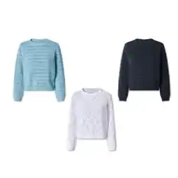 Lidl Damen Pullover In sommerlichem Lochstrick Größen: 36 bis 46 Lidl Angebot