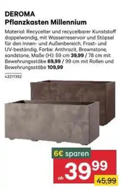 BayWa Deroma pflanzkasten millennium Angebot