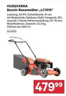 BayWa Husqvarna benzin-rasenmäher lc151s Angebot