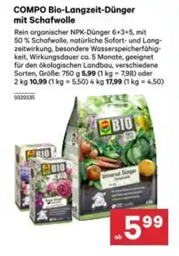 BayWa Compo bio-langzeit-dünger mit schafwolle Angebot