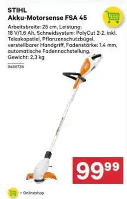 BayWa Stihl akku-motorsense fsa 45 Angebot