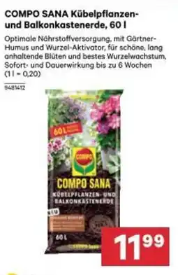 BayWa Compo sana kübelpflanzen- und balkonkastenerde Angebot