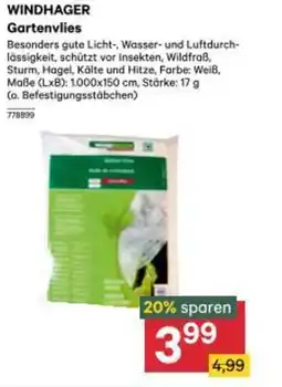 BayWa Windhager gartenvlies Angebot