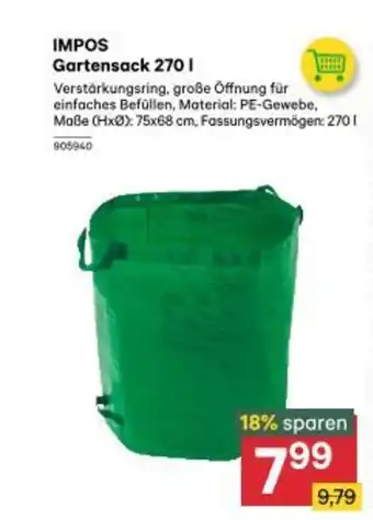 IMPOS Gartensack 270 l