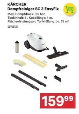 BayWa Kärcher dampfreiniger sc 3 easyfix Angebot