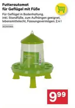 BayWa Futterautomat für Geflügel mit Füße Angebot